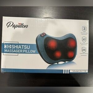 Papillon 3D Shiatsu Massager Pillow With Heat - Model # JH-116